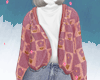 ☑ Pink sweater