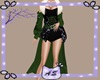 Witches Dress Dark Green