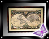 !! Vintage world map