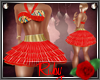 XLRG Red/Gold PartyDress