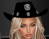 Black cowgirl hat