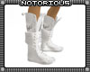 White High Top Boots