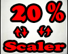 20% Scaler Avatar Resize