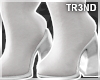 ᵀ Curvy+ White Boots