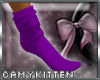~CK~ Ankel Socks Purple