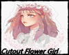 Cutout Girl Flower