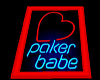 Neon Poker Babe