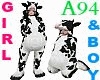 kids cow costume