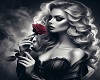 Woman with Rose 4