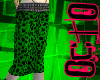 Octo Green Leopard Skirt