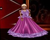 purple gown