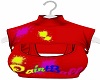 PaintBall Red CropTop