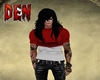 Red T-Shirt White Tank