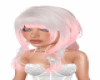 White pink Hair