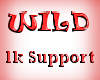 Wild 1k Support Sticker