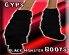 [Gy] Blk Fur Boots