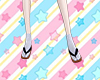 Black Kimono slippers