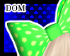 DOM~ Green Spotted Bow