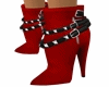Red autumn boots sexy