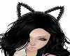 Black Spike Cat Headband