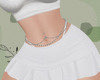 ♡silver belly chain