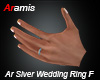 Ar Silver Wedding Ring