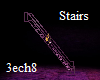 purple stairs steps pink
