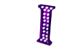 Anim Purple Letter I
