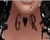*G ♥ R neck tatoo3*