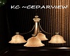 KC~ CEDARVIEW CEIL LIGHT