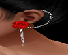 H/Red Rose Earings
