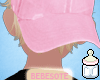 Pink Cap and Blond Hair