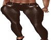 SEXY BROWN LEATHER PANT