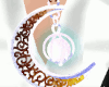 A White Moon Necklace
