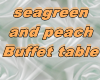 Buffet table Peach Gr