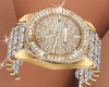 LV-Gold diamond watch