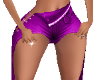 Purple Cargo Shorties