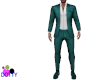 Bossman teal suit
