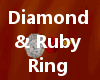 Diamond & Ruby Ring