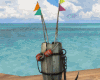 *Barrel With Flags