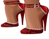 Red Sparkle Heels
