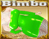 Bimbo Green Pvc Dress