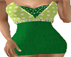 Stars Green Club Dress