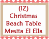 XMas Beach Table Mesita