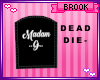 REQ MADAM G HEADSTONE