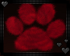 Red Paw Rug