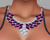 Purp Diamond Jewelry Set