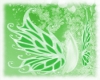 Cute Green Fairy Wings 2