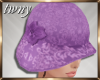 20s Flapper Hat Lilac