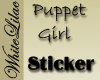 Puppet Girl Sticker